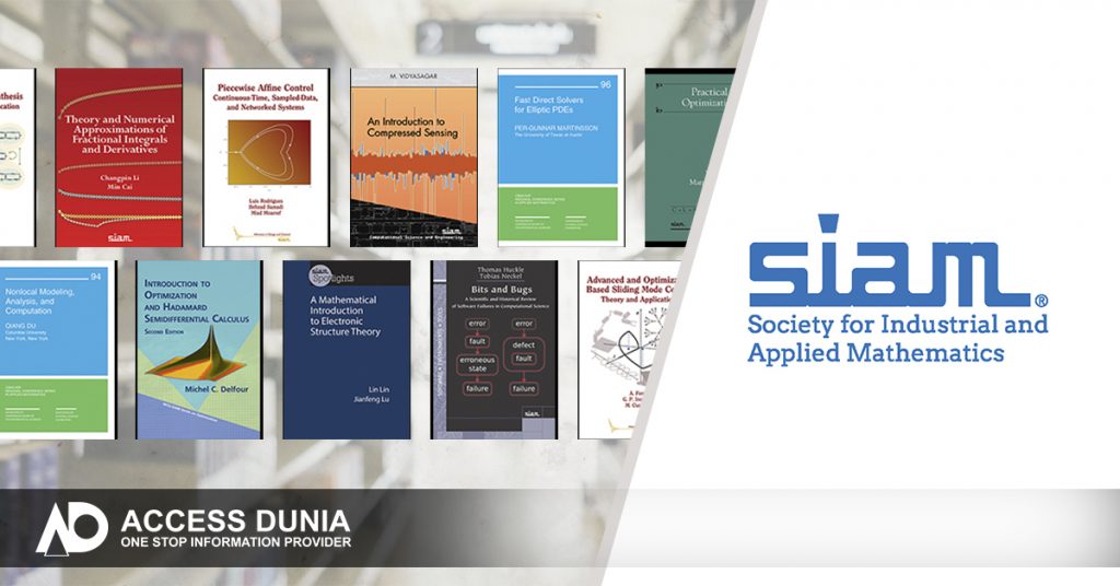 New Titles Released – The Society for Industrial and Applied ...