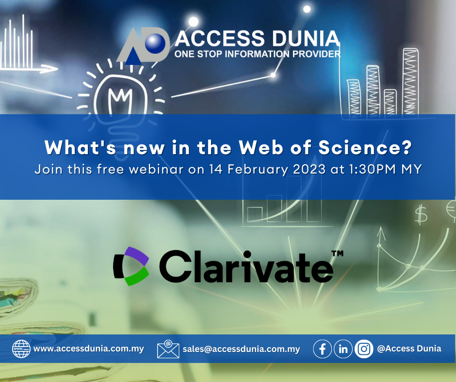 Webinar: What's new in the Web of Science?